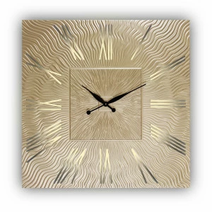 Часы настенные квадратные золото TWINKLE QU IN SHAPE TWINKLE 00-3860069 Золото