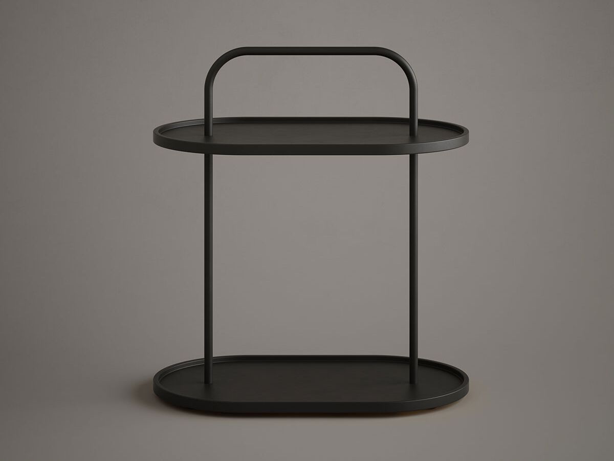 Высокий и овальный деревянный журнальный столик Inbani NORM ARCH-00048959