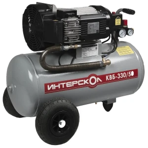 Компрессор безмасляный Интерскол 50 л 330 л/мин. 2 кВт