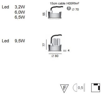 BEL-LIGHTING Встраиваемый светодиодный уличный светильник  1165  - Вид №2