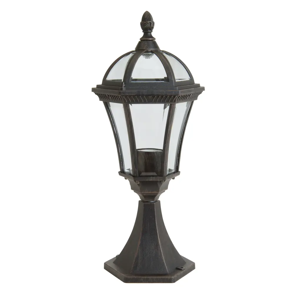 Маленький фонарный столб уличный KREAFORTA Yahroma 47 см цвет коричневый STLM-2005730