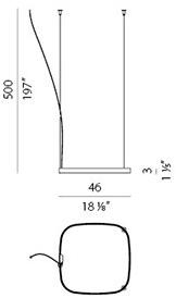 PANZERI Светодиодная подвесная лампа из экструдированного алюминия Zero sun-id-1370967 - Вид №3