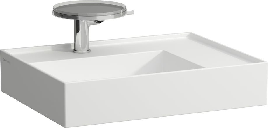H8103340201581 Раковина с полочкой справа, со специальным скрытым сливом LAUFEN PRO - Вид №17