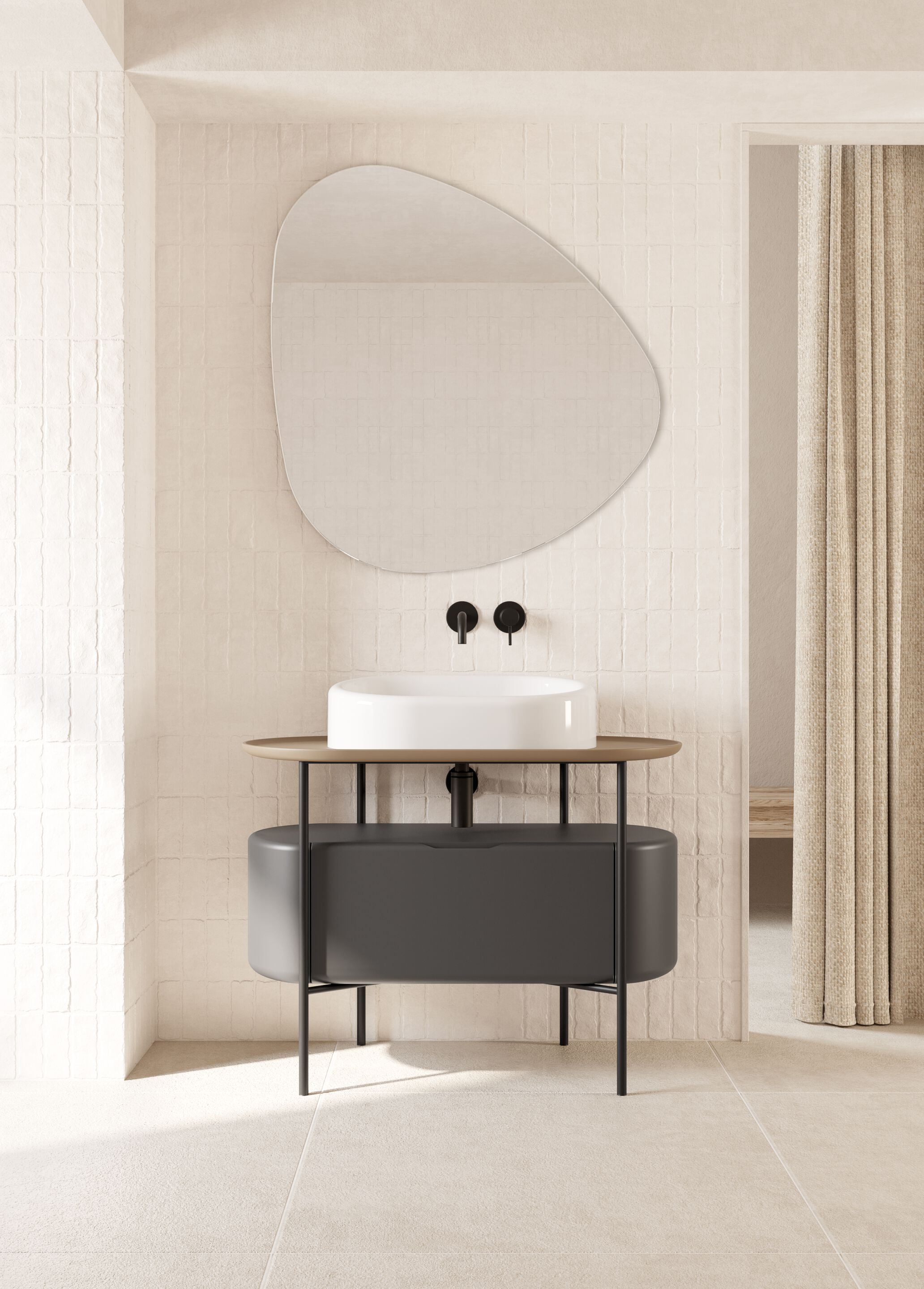 Напольный умывальник с ящиками Ceramica Globo BOB ARCH-00016594