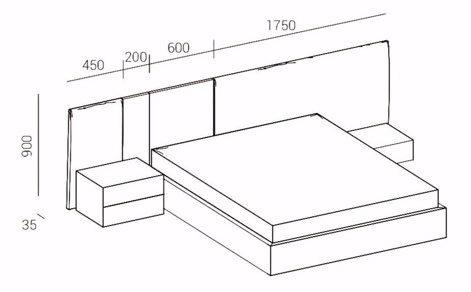 Dall'Agnese Обитое тканью изголовье кровати sun-id-1463161 - Вид №10