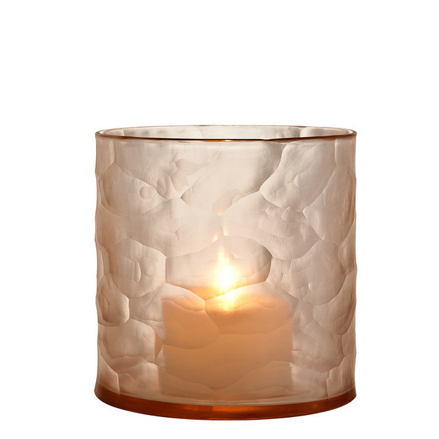 Подсвечник стеклянный бежевый Fontana M от Eichholtz EICHHOLTZ EICHHOLTZ 060286 Бежевый  - Вид №1