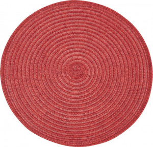 10623316 Harman Салфетка подстановочная круглая 38см, красный ПВХ