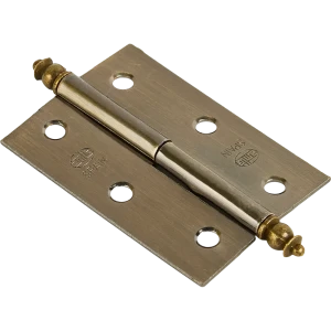 Петля мебельная карточная съёмная левая Amig 541 60x40 мм сталь цвет бронза