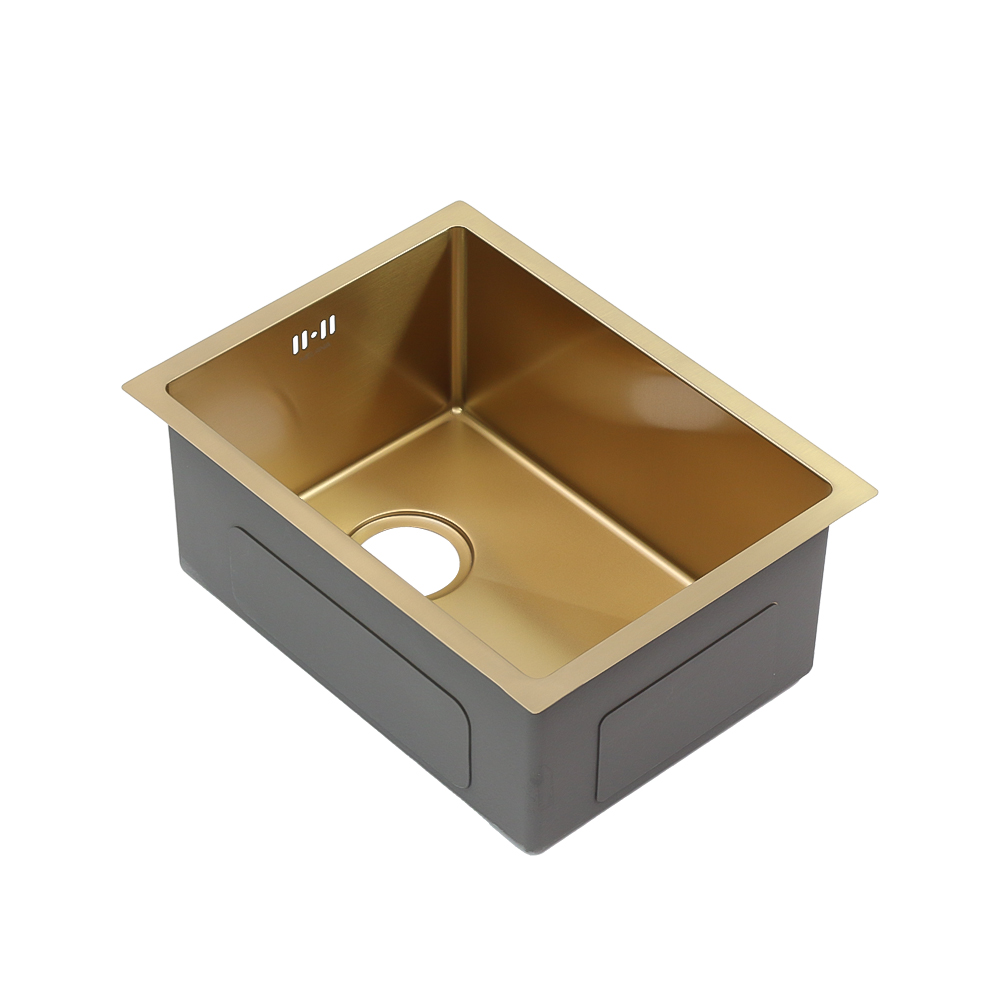 Мойка D5138HG MELANA ProfLine 1,2/220 ЗОЛОТО врезная прямоугольная D5138HG D5138HG золото - Вид №5