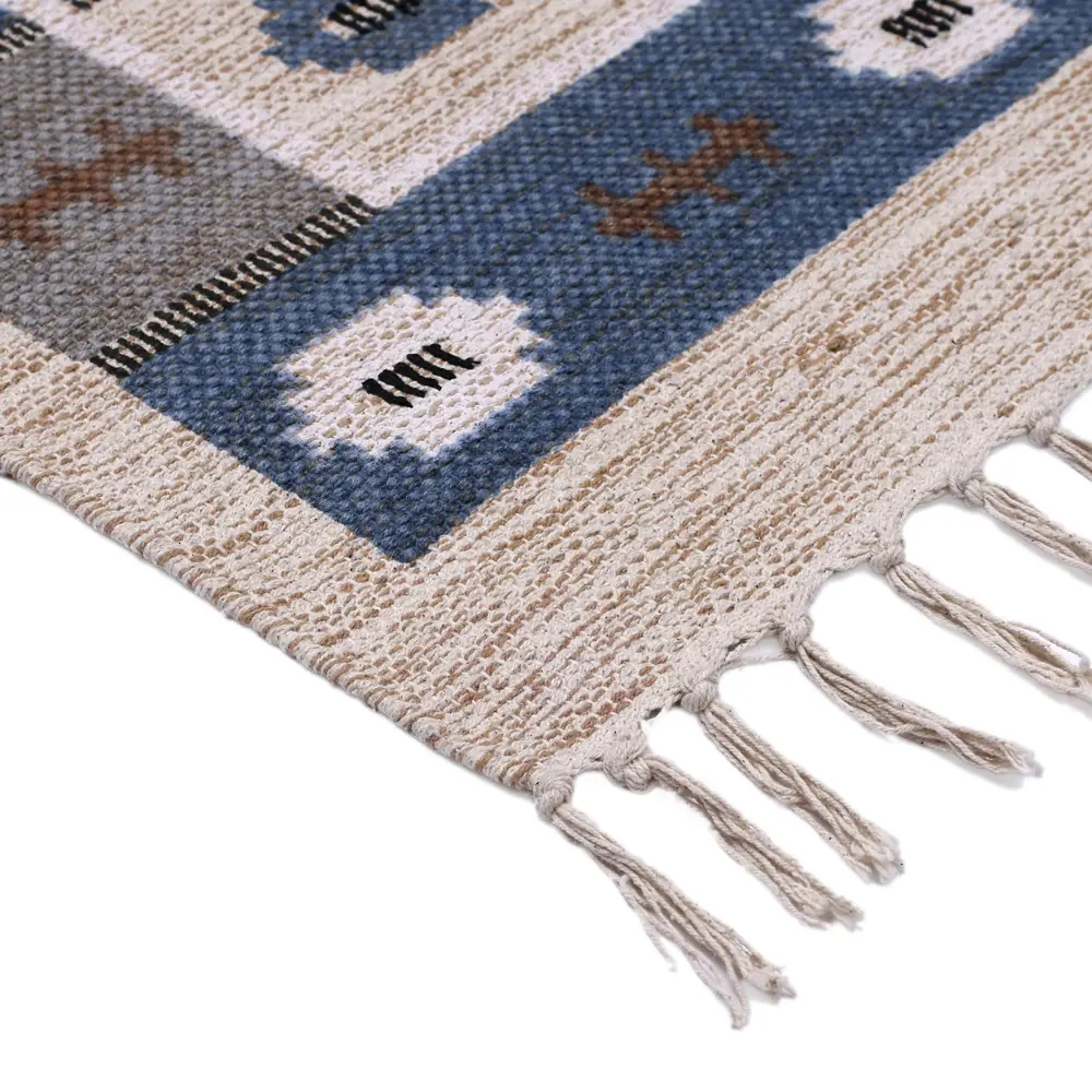 Коврик грязезащитный KREAFORTA Cauvery 60x120 см хлопок цвет бежевый STLM-2148150 - Вид №2