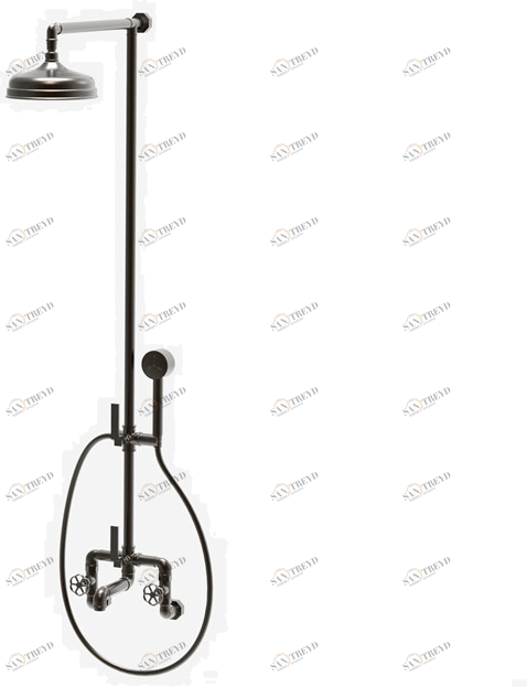 BLEU PROVENCE Настенный комплект для ванны с ручным душем с верхним душем Rubinetti per vasca Rvmt313