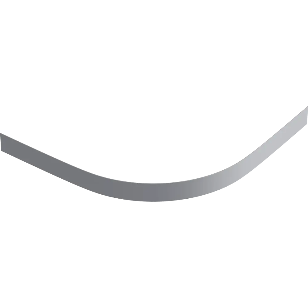 Панель душевого поддона Keram 1/4 круга ABS-пластик 90x90 см цвет грей Santreyd STLM-2203570