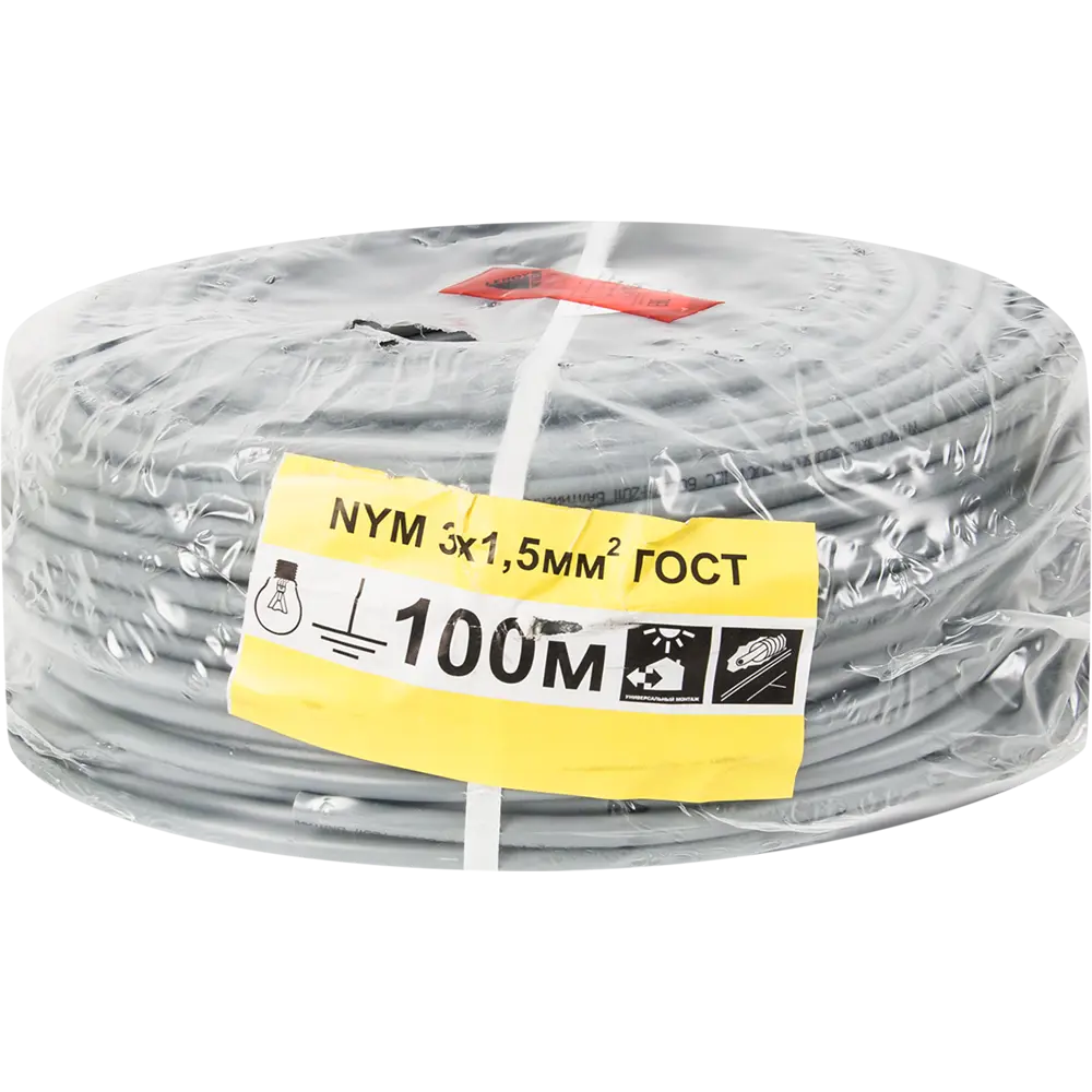 Кабель Партнер-Электро NYM 3x1.5 100 м ГОСТ 14159186 STLM-2063877  - Вид №2