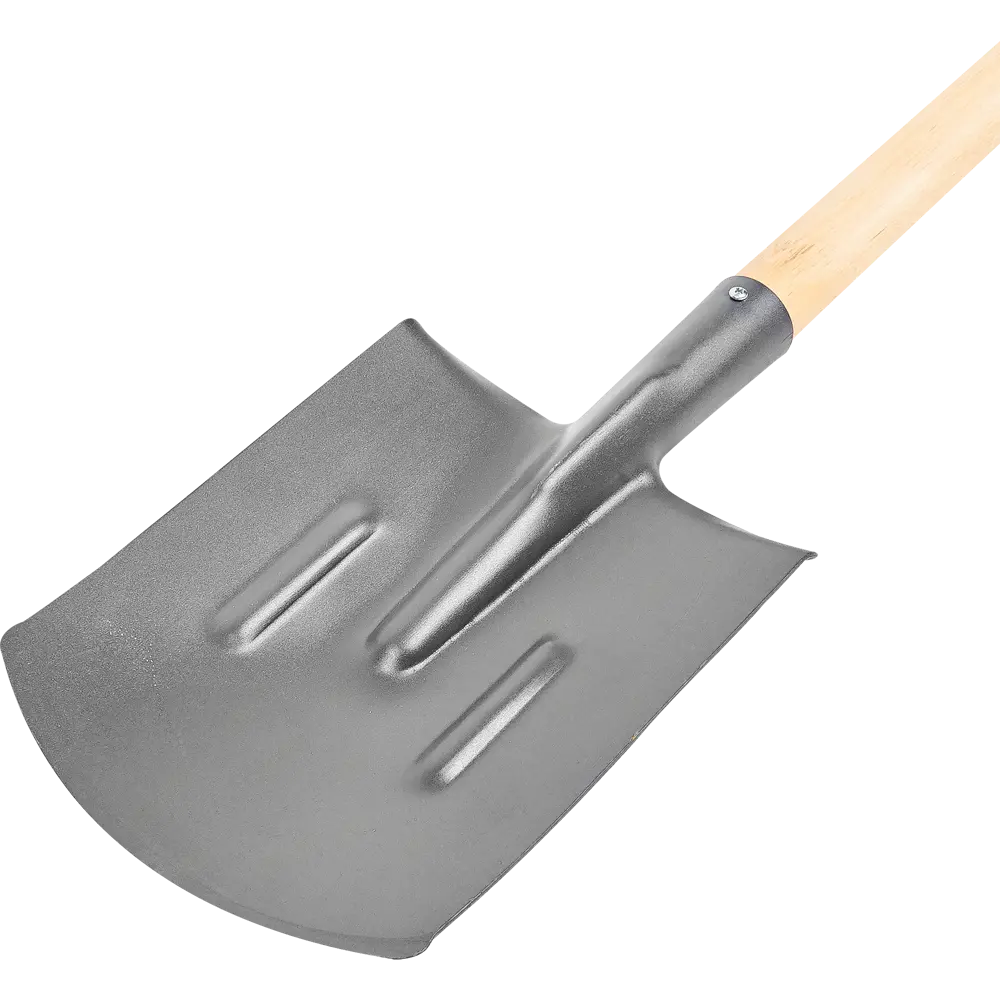Лопата прямоугольная Zaryapro с черенком и рукояткой ПАВЛОВСКАЯ ЗАРЯ STLM-2043453 - Вид №1