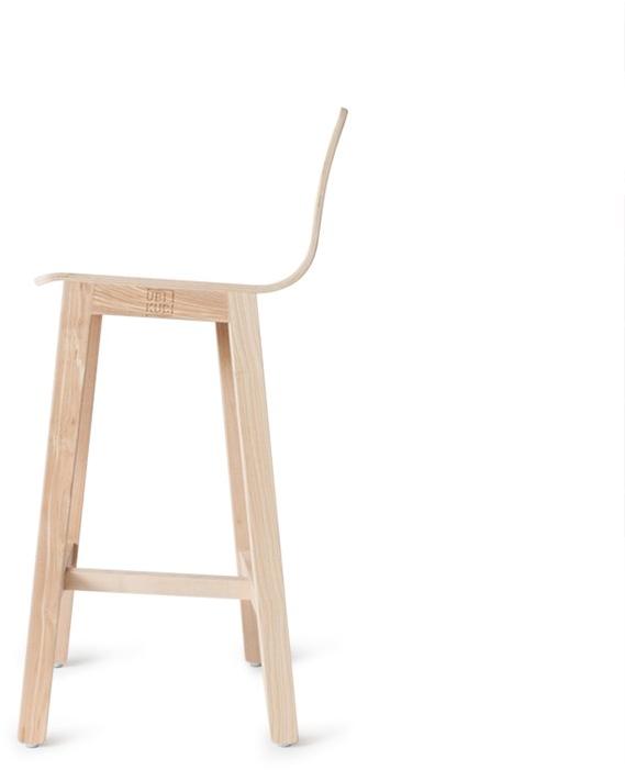 Askia Высокий табурет из ясеня с подставкой для ног Version 3 sun-id-1459255 - Вид №6
