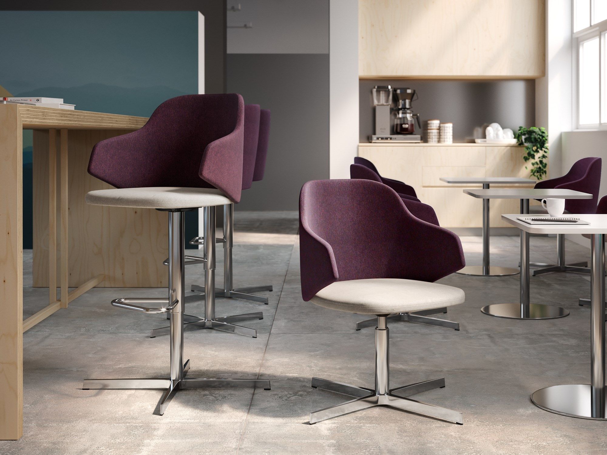 Вращающийся барный стул для спиц SITLOSOPHY® Ведущий ARCH-00148125 - Вид №2