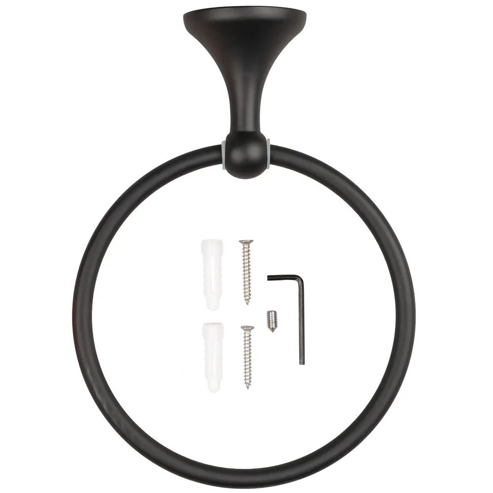 Полотенцедержатель-кольцо Eltoni цвет черный Santreyd STLM-2065744 - Вид №2