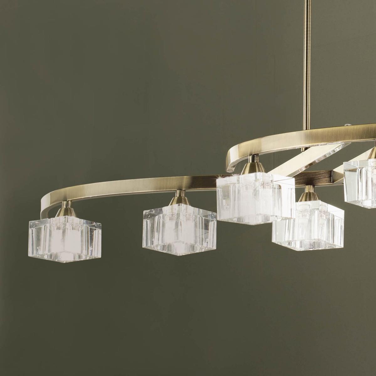 099673 Люстра подвесная MANTRA CUADRAX 1106 Mantra Cuadrax  - Вид №3