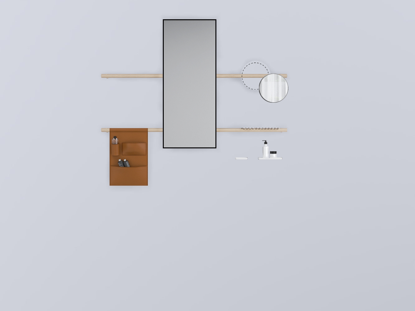 SWSTRE-RS+SWSPR-NM+SWSPI-CM+SWM10-BI+SWM20-BI+SWSCR-NA . прямоугольный дерево cielo Siwa Ceramica Cielo
