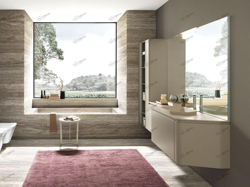 Archeda Подвесной туалетный столик с ящиками, лакированный Gola sun-id-1357656