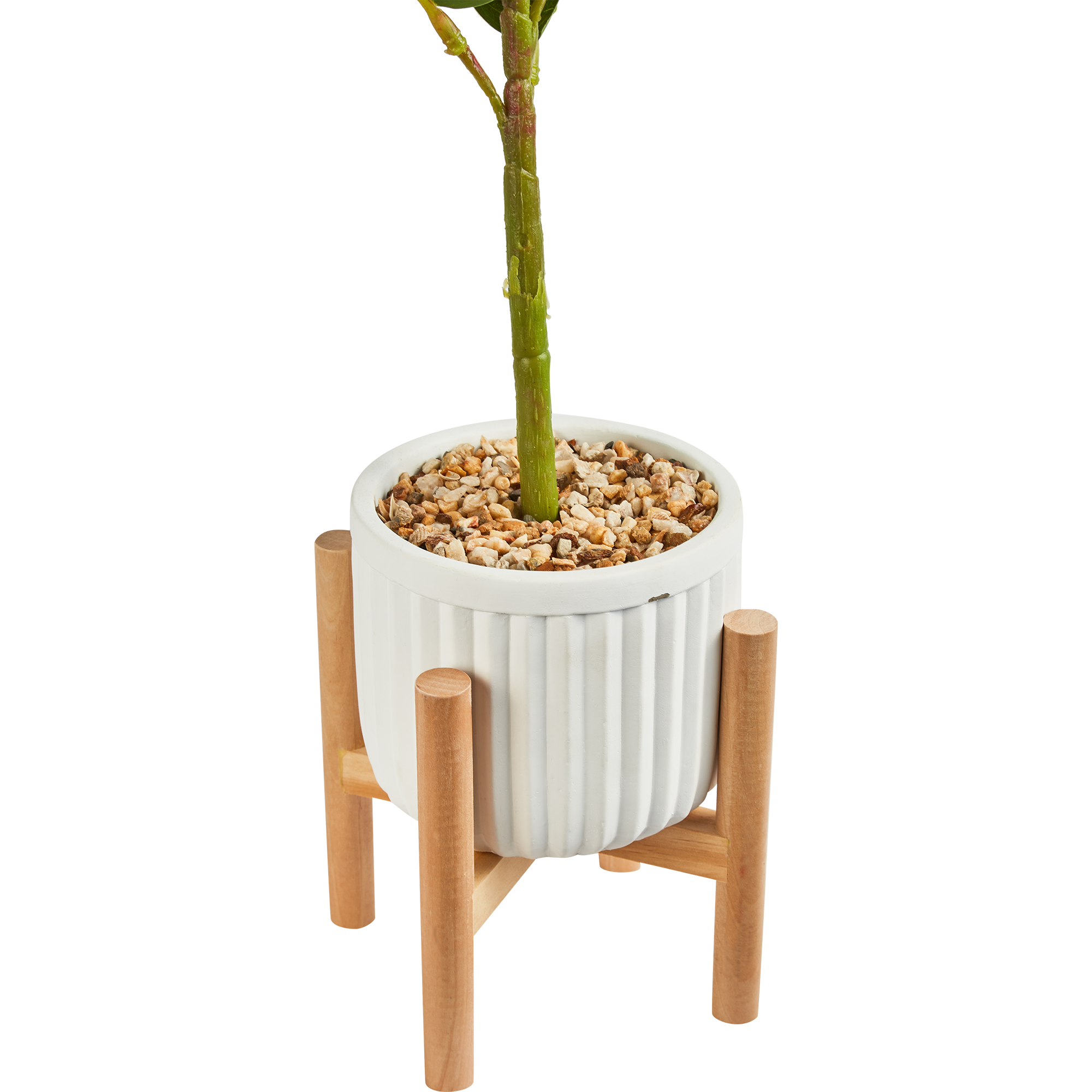 87681880 Искусственное растение Фикус 70x14.5 см пластик STLM-0074890 Santreyd  - Вид №3