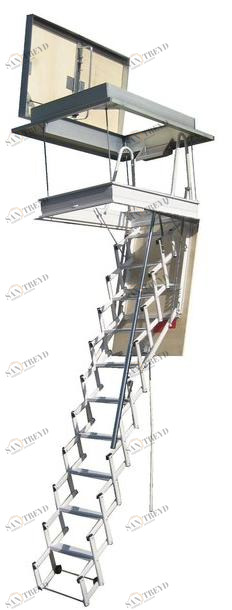 LUXIN Выдвижная лестница на террасу из стали Starlux sun-id-1416362