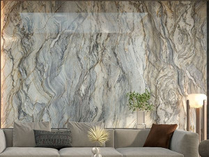 Пол / керамогранит с мраморным эффектом