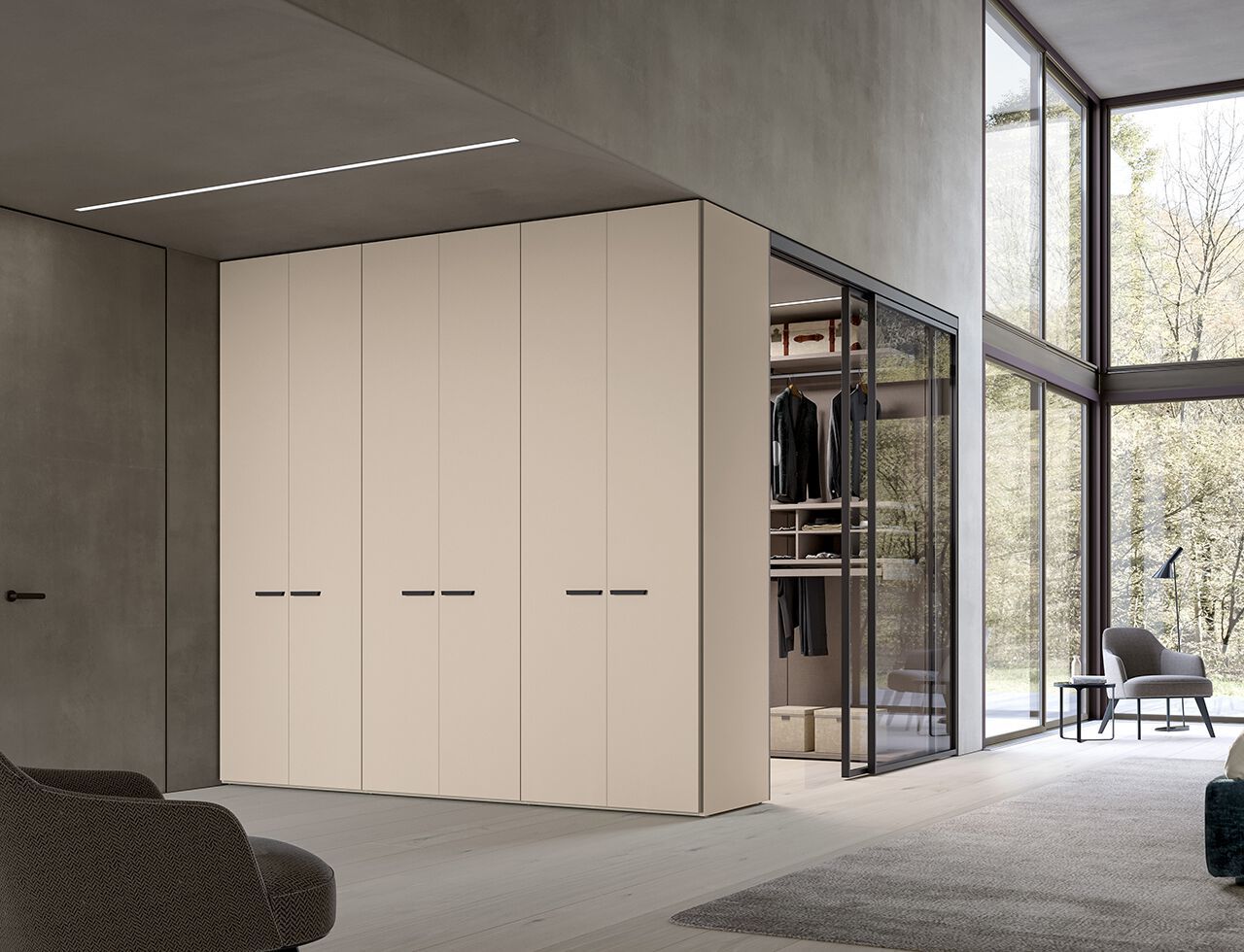 Деревянный двухсторонний шкаф Adok ARCH-00006812