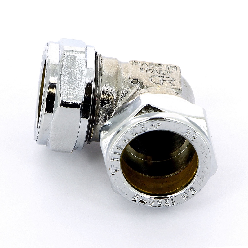 Угол обжим хромированный TIEMME 22 1130185 - Вид №1