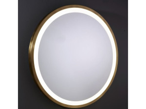 Круглое зеркало со встроенным настенным освещением
