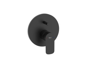 A5A066ENB0 Встраиваемый однорычажный смеситель для ванны и душа с автоматическим переключателем. Включает утопленный узел и потолочную розетку ROCA Cala