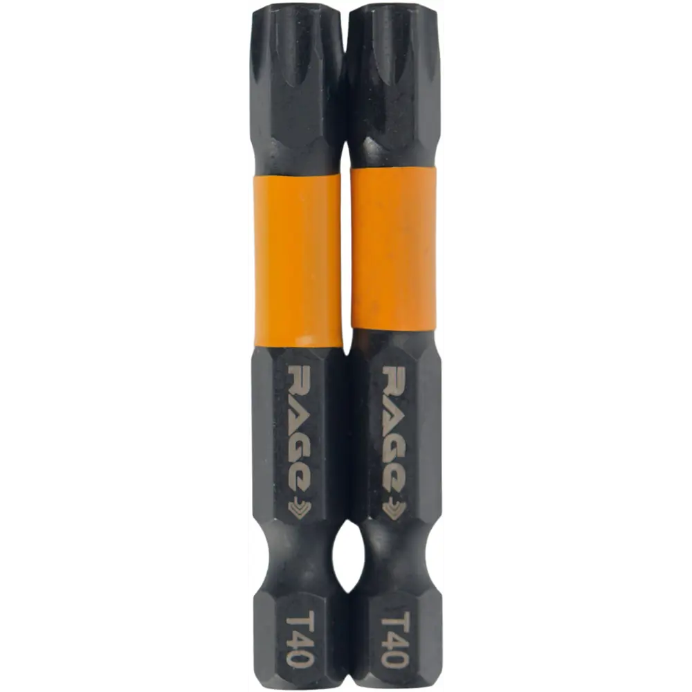 Ударная бита RAGE T40 для монтажных работ, 2 шт 89369258 STLM-1354108