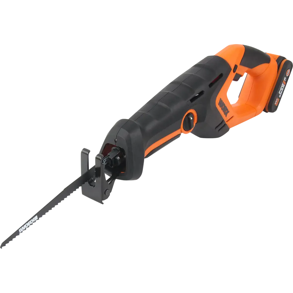 Сабельная пила аккумуляторная Worx WX508, 20 В Li-ion 2 Ач STLM-2053554