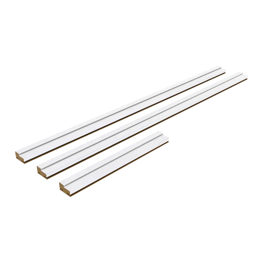 Комплект дверной коробки Богема 2070x70x32 мм Hardflex цвет белый 89407911 STLM-2102136 PORTIKA  - Вид №1