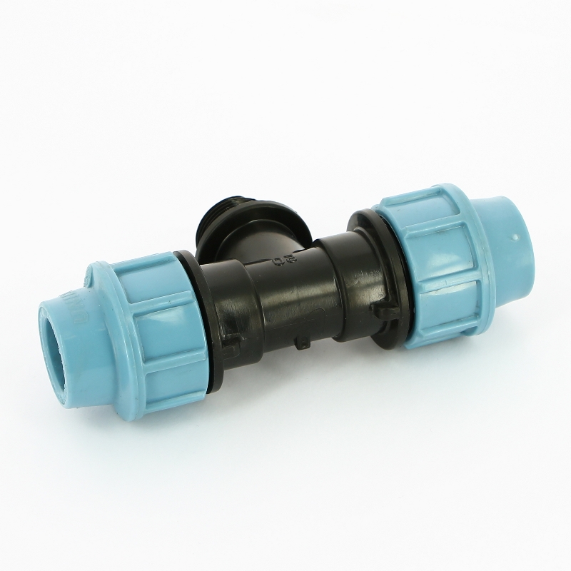 Тройник обжим-Н для труб ПНД UNIDELTA 20х3/4" 1010020003 - Вид №3