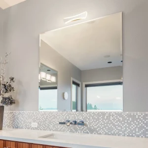 Настенный светильник светодиодный Wave, белый свет, цвет хром