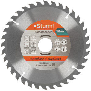 Диск пильный Sturm! 9020-190-30-36T 1287306