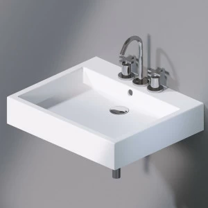 L255100 Подвесная раковина настенная прямоугольная A. e T. Italia  белая