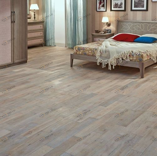 Массивная доска Deker Смоук Аврора Дуб с брашью (Текстурированная) 300-1200х120 мм 2600300625