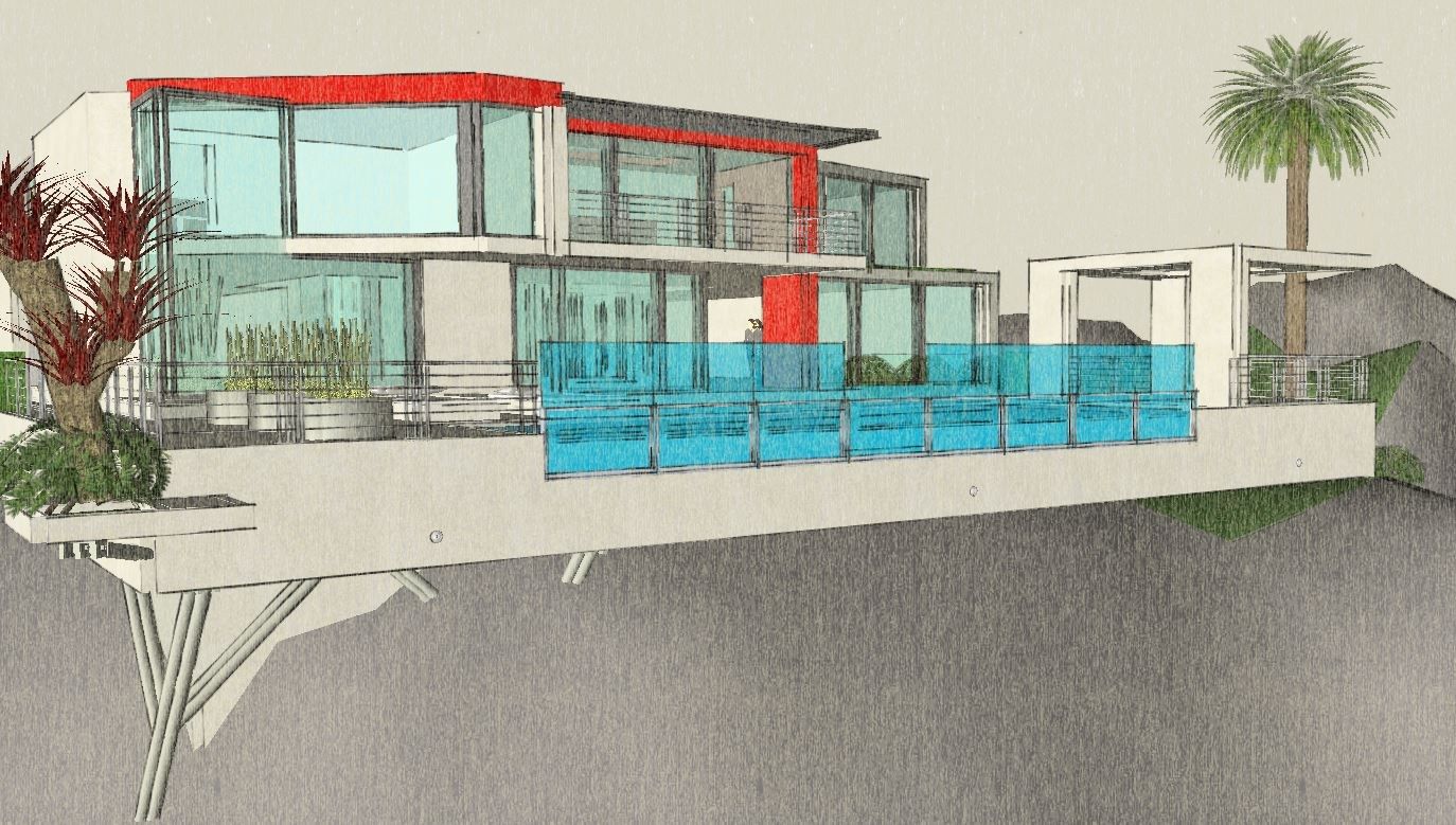 Перила из алюминия и стекла GM MORANDO Bellavista System ARCH-00121256 - Вид №20