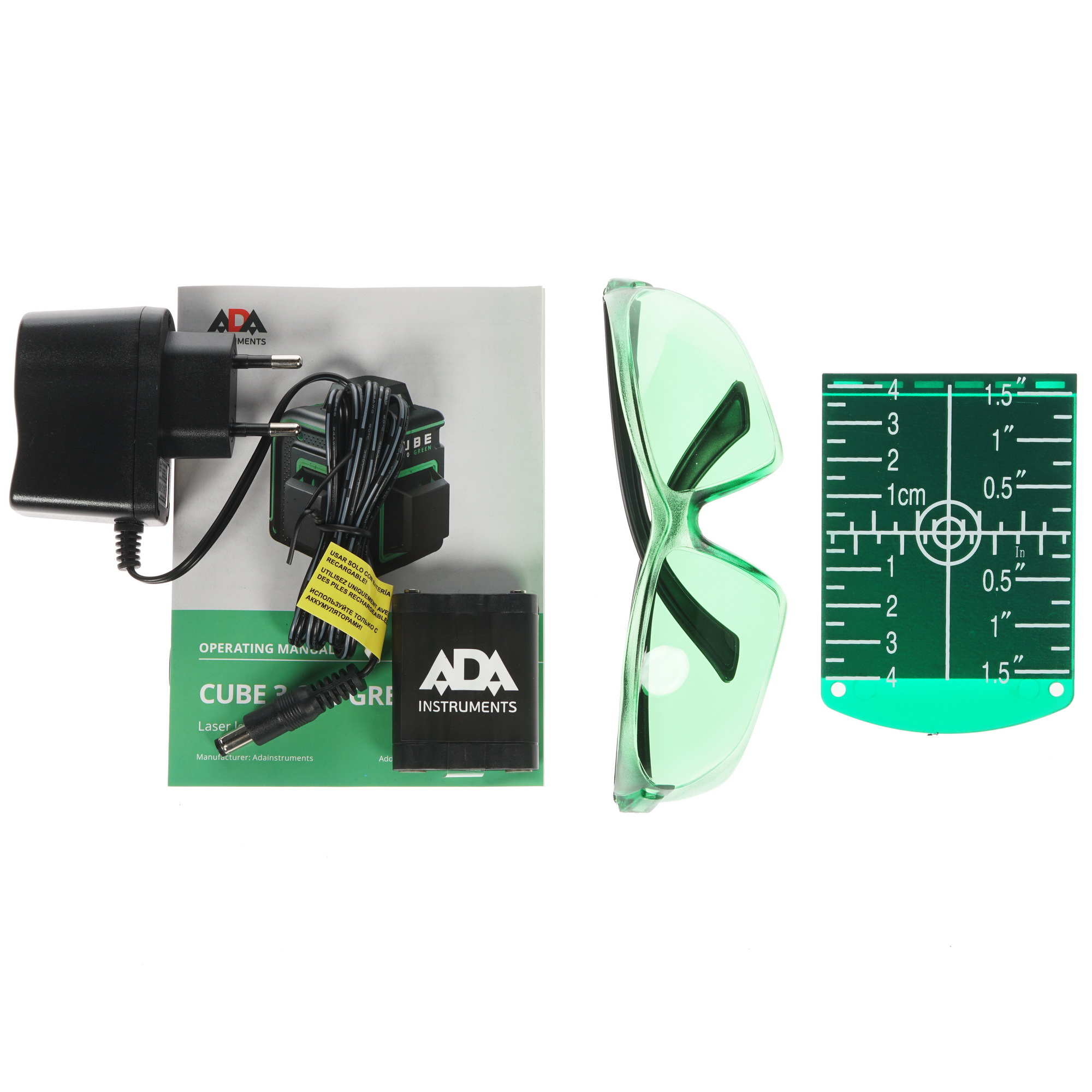 Лазерный нивелир ADA Cube 3-360 Green Home Еdition 8153257 STDN-0040095 - Вид №8