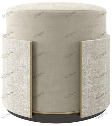 FRATO Круглый бархатный пуф  Fup240013aaa 