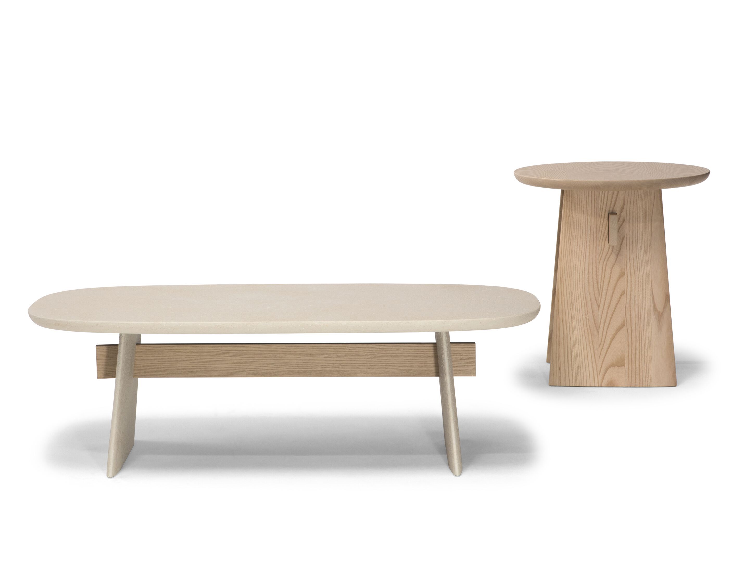 Прямоугольный журнальный столик из камня Лечче Natuzzi Italia ARCH-00097843 - Вид №4