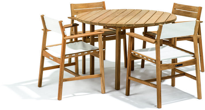 Skargaarden Круглый садовый стол из тика Djurö sun-id-1446905 - Вид №1