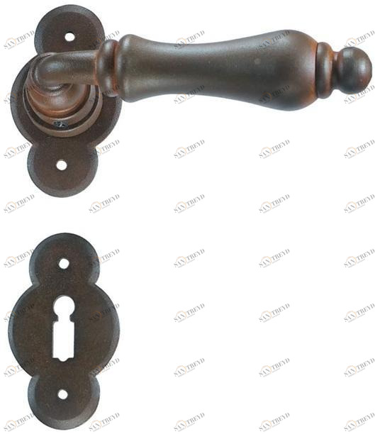 Galbusera Железная ручка на розетке с розеткой Berlino 2501