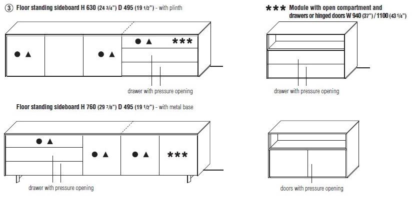Molteni & C. Подвесной буфет из дерева Pass-word evolution sun-id-1506646 - Вид №4
