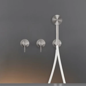 Настенный 2 смесители, установленные для ванной / душем с круглым ручного душа диаметр 65 м т  INV57Y CEADESIGN