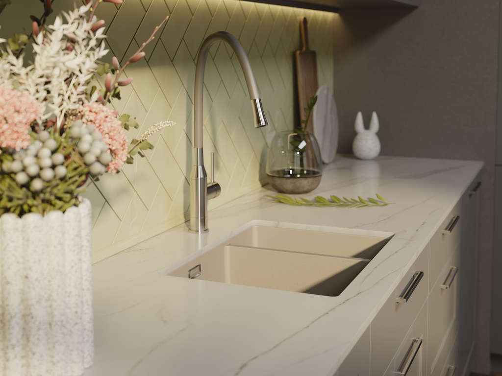 Кухонная мойка Kata 55-2-U BL OMOIKIRI 4993389 - Вид №2