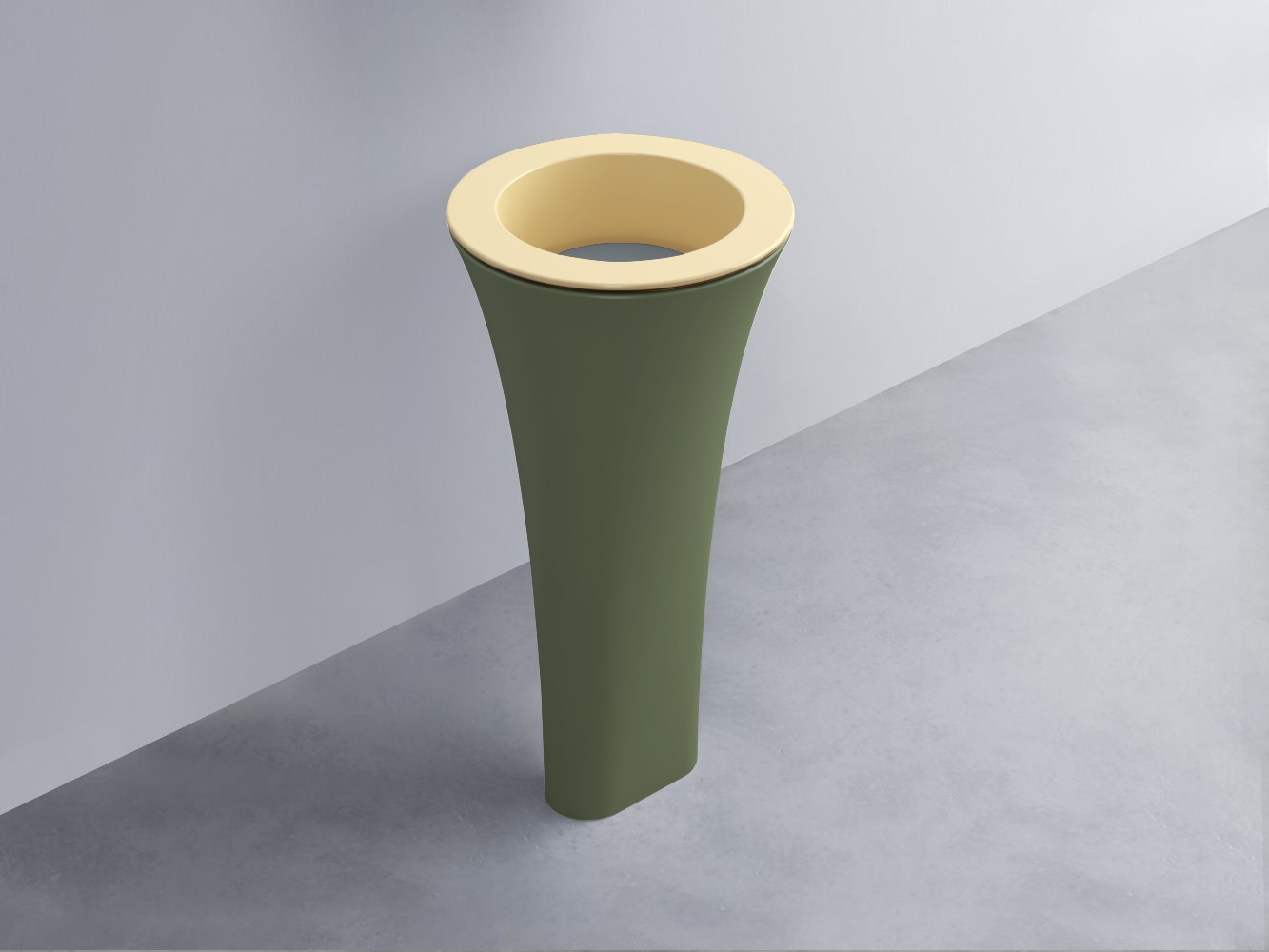 AMLA45-CN+AMPILT-BR+AMCOLT-AG Раковина Amedeo Tondo отдельностоящая cielo Enjoy + Amedeo Ceramica Cielo