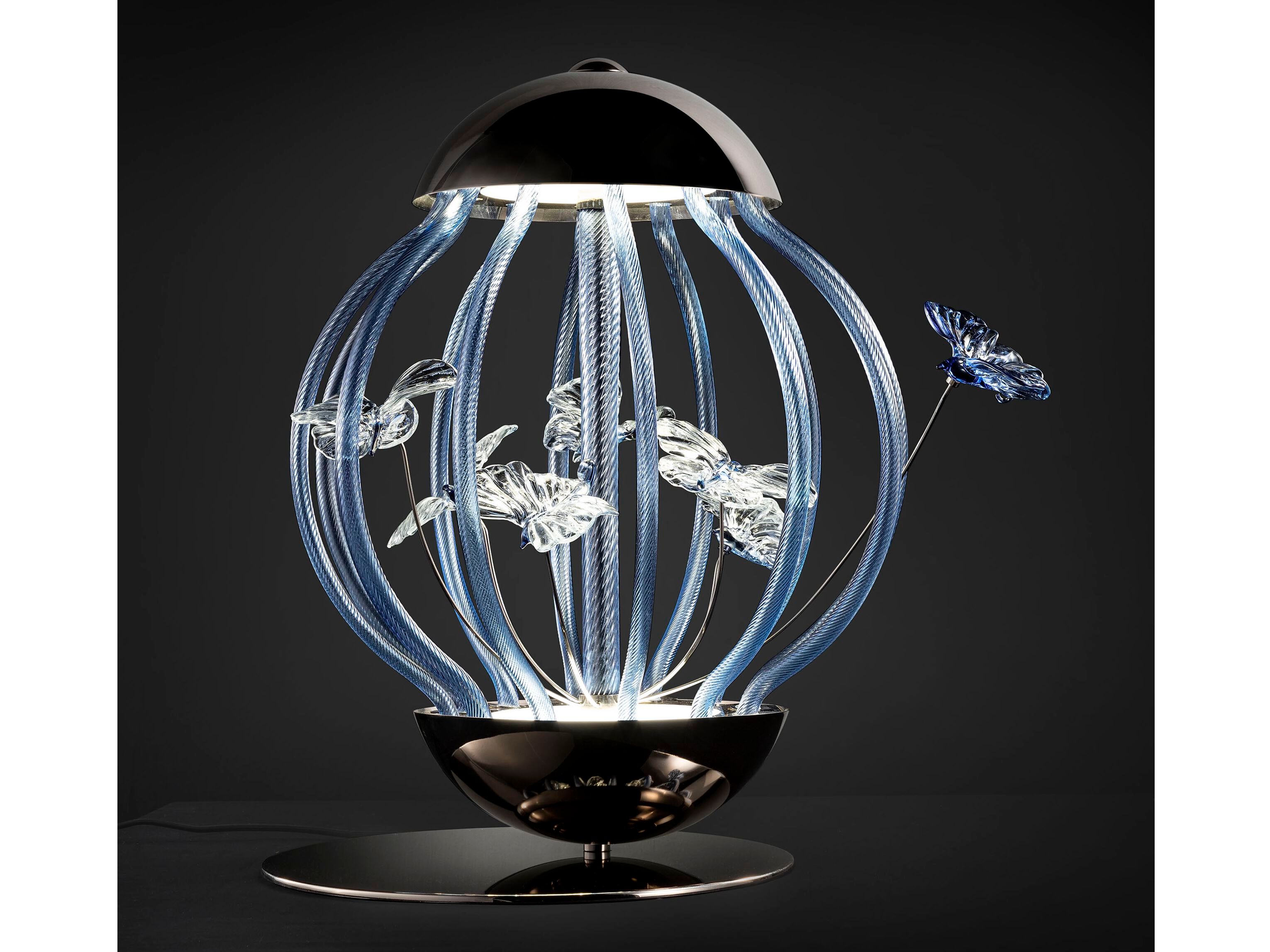 Стеклянная светодиодная настольная лампа MULTIFORME Клетка ARCH-00075693